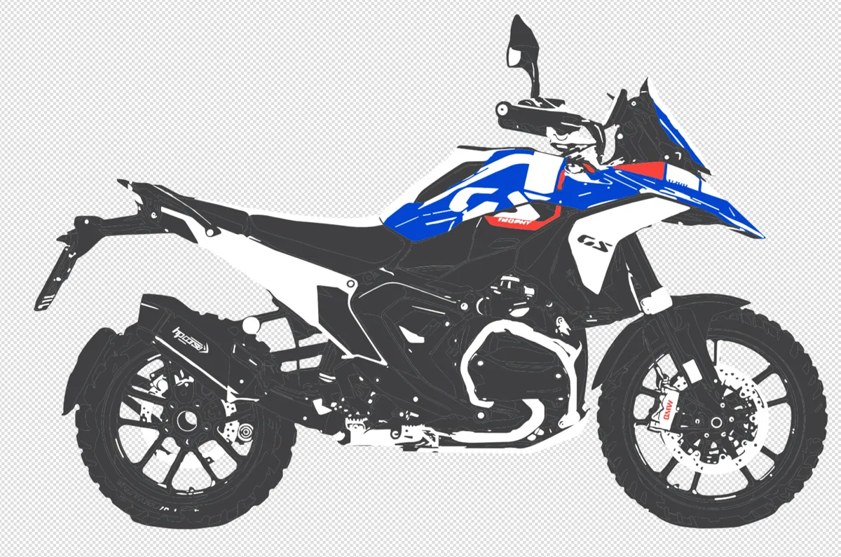 BMW GS 1300 Motorcycle Keychain - Motorcycle Keychains, in stock