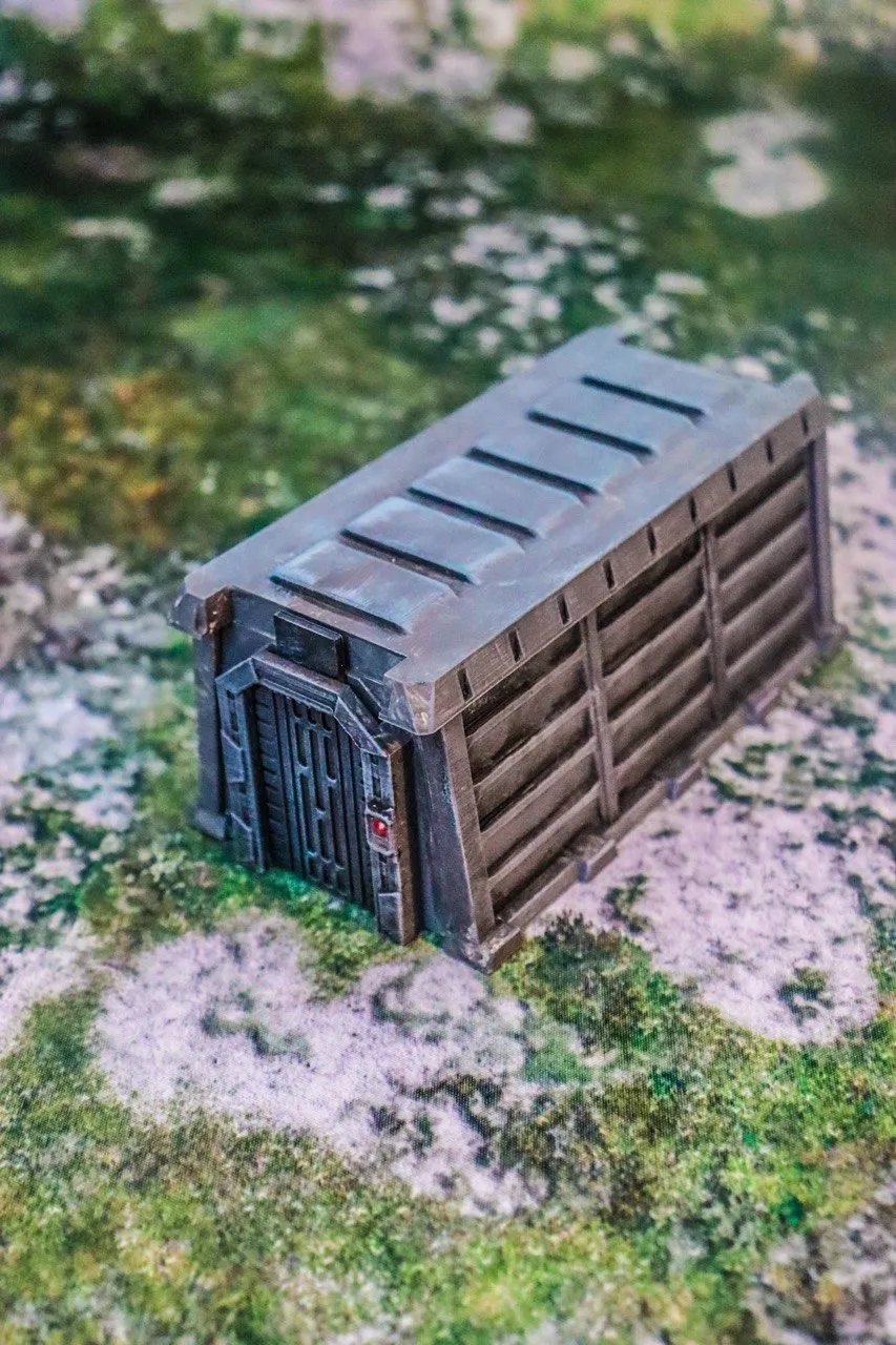 Wargaming Tabletop Terrain Bunker SciFi 40k Grim, photo 3 of 4 - Wargaming Tabletop Terrain Bunker SciFi 40k Grim Board Games & Tabletop
