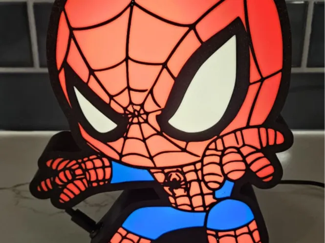 Spidey and friends spiderman light box