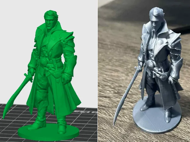 Captain, Fighter Miniature