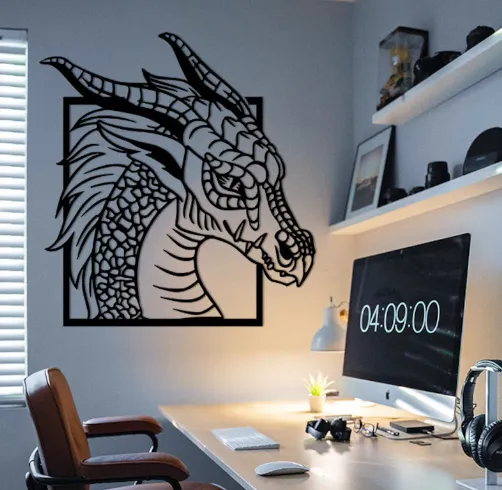 Wall Art: Dragon in a Photo Frame
