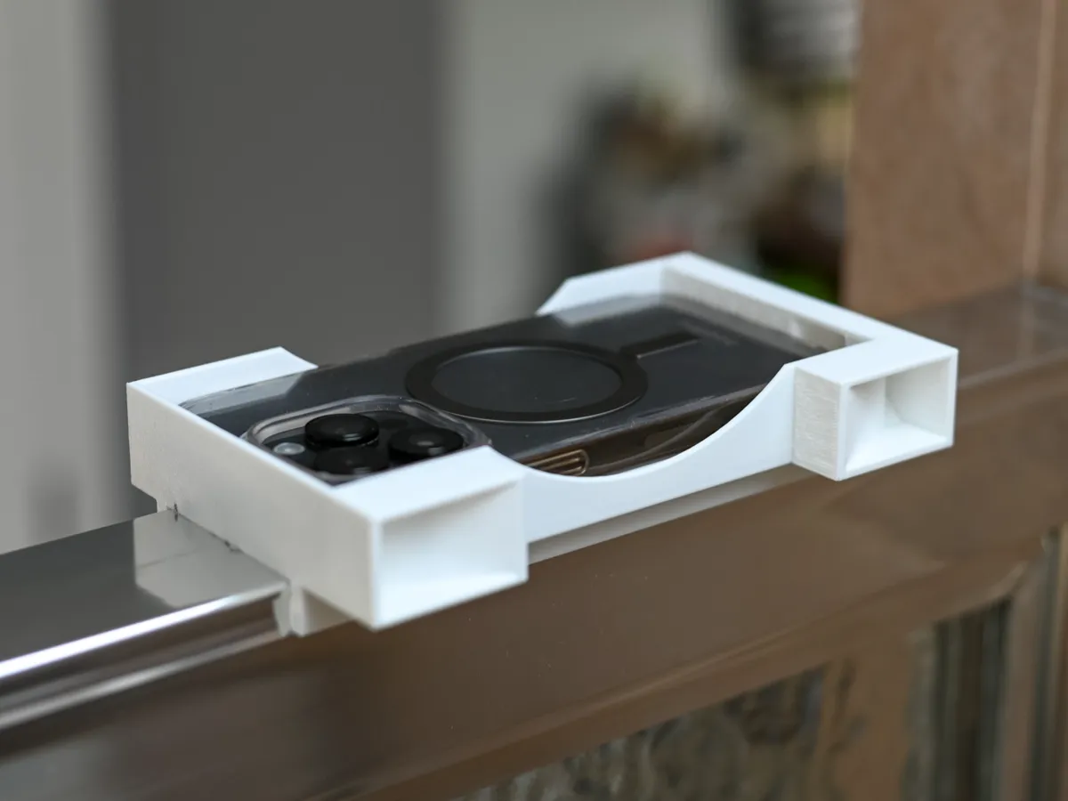Phone Shower Mount with Speaker Amplifier