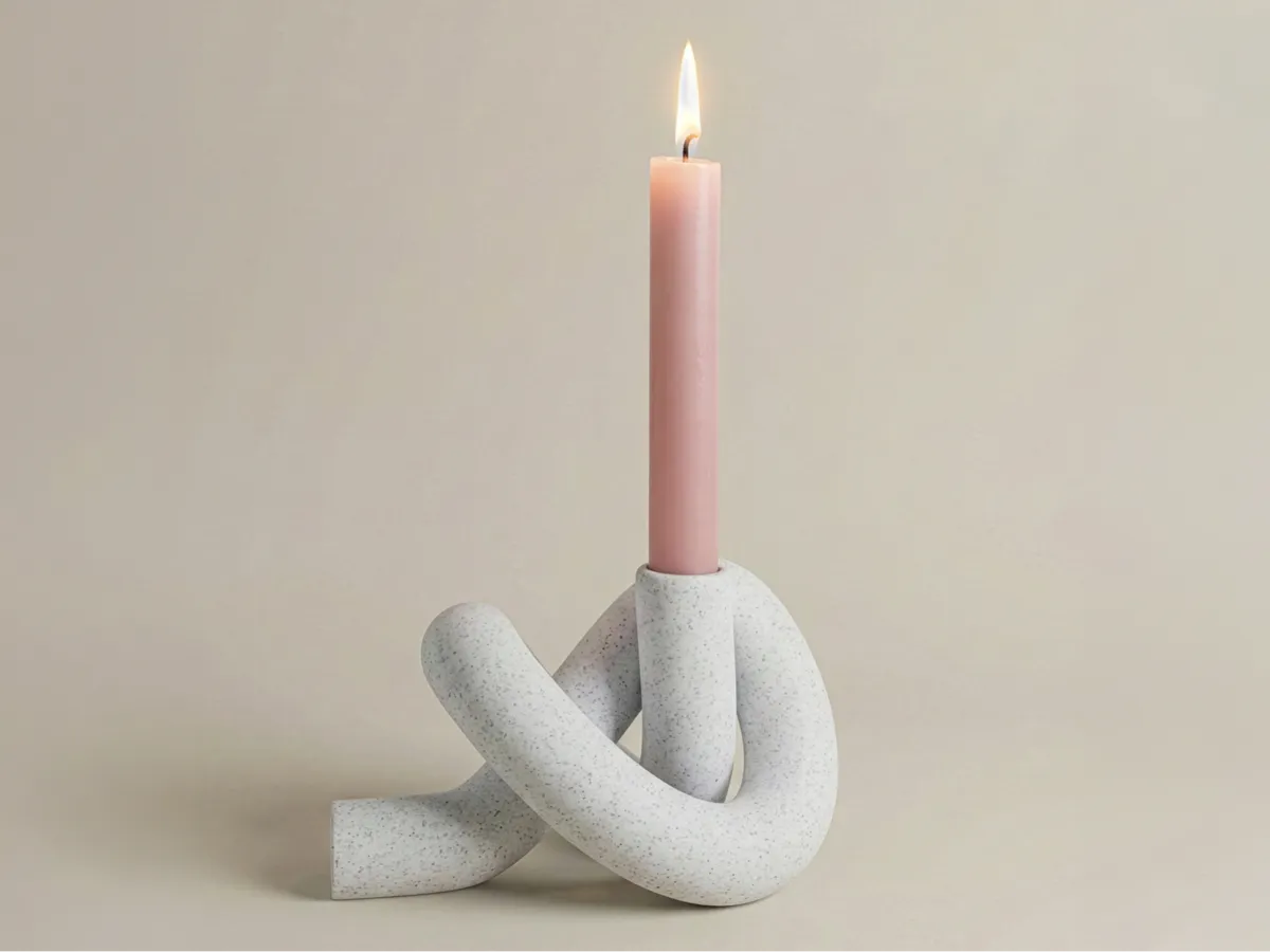 Knotted Candle Holder