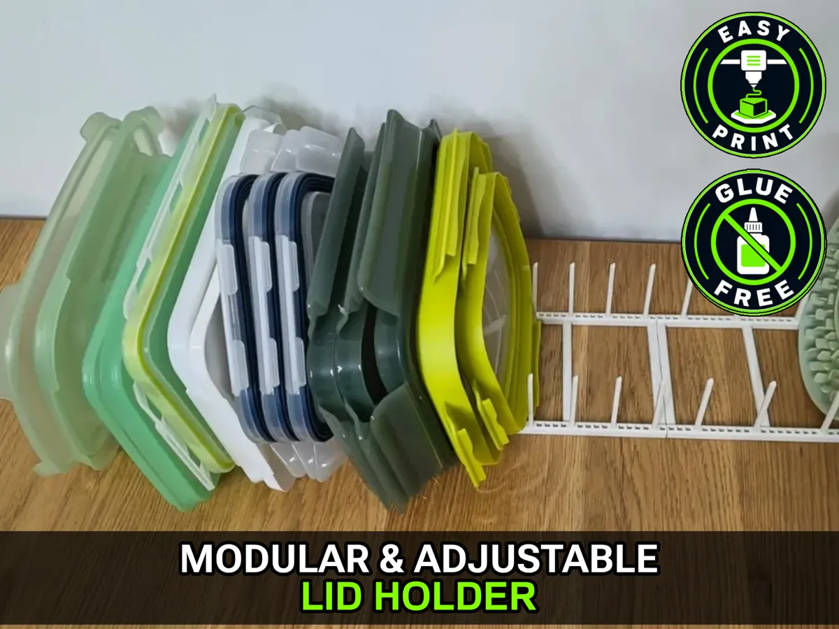 Modular & Adjustable Lid Organizer