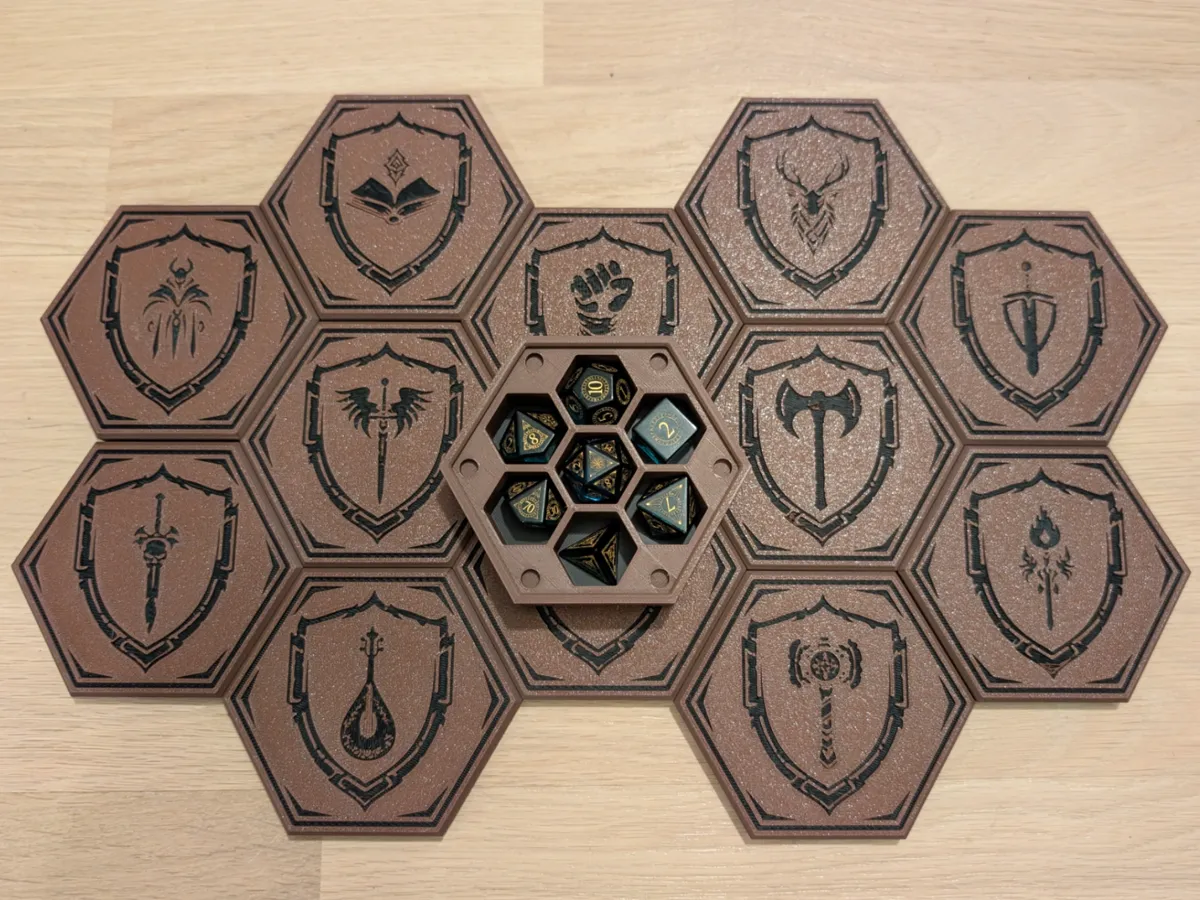D&D Dice Box All Classes