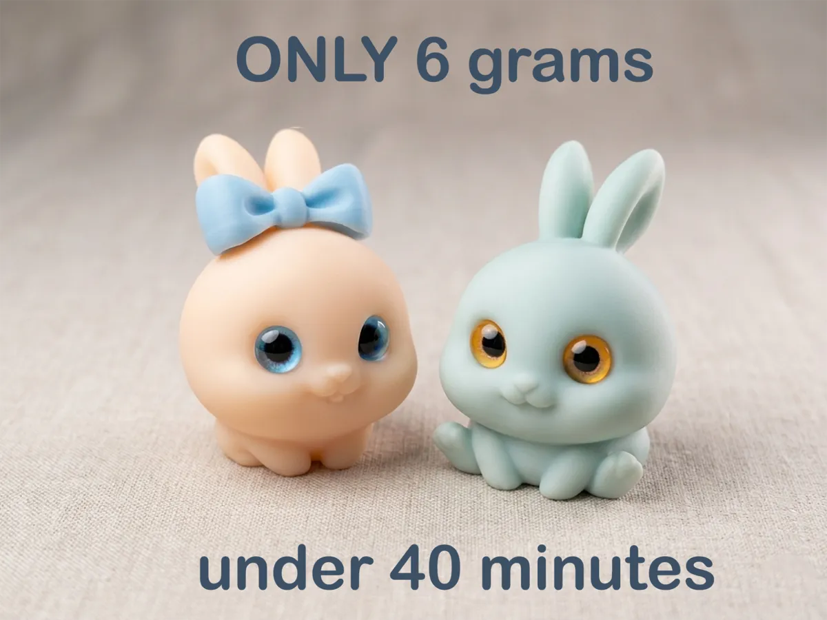 ONLY 6g Easter Bunnies (Boy&Girl)