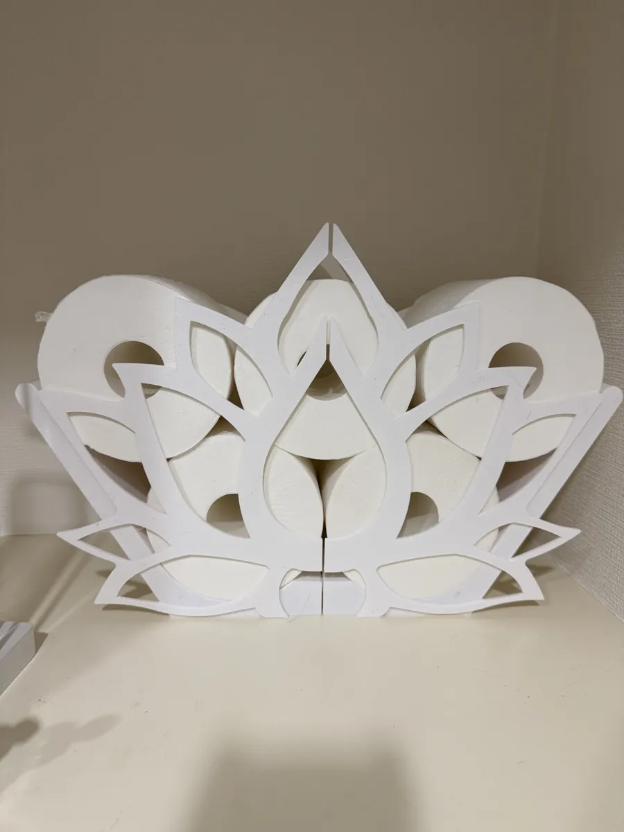 Lotus Toilet Paper Holder, 5-Roll Storage, photo 2 of 2 - Lotus Toilet Paper Holder, 5-Roll Storage Bath & Personal Care