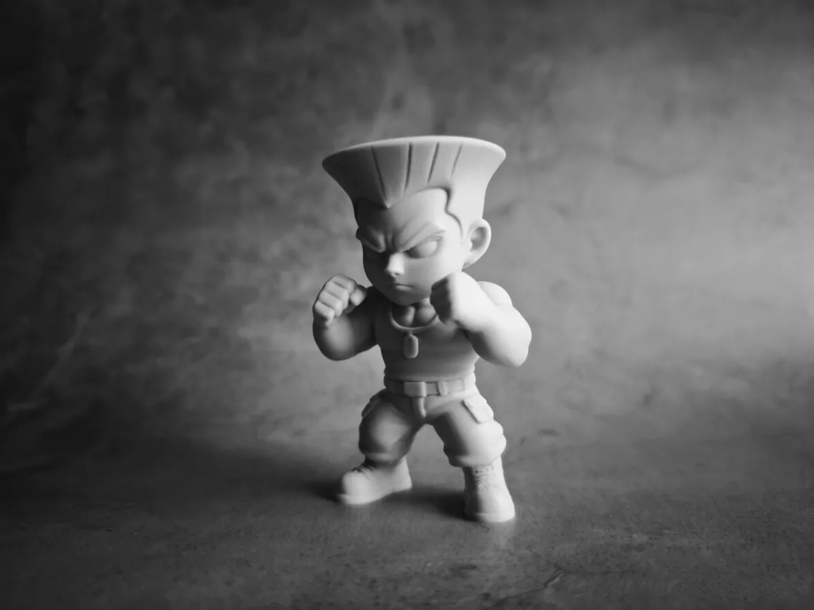 Street Fighter Guile Office Ornament/Figurine - Video Game Figures, in stock