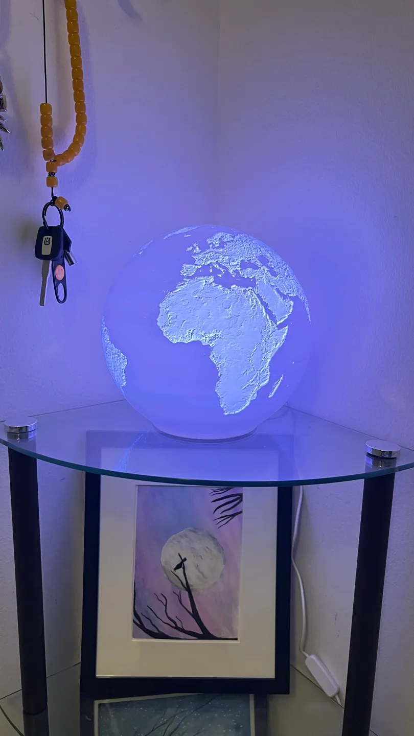Easy Earth Lamp DIY (Large), photo 2 of 4 - Easy Earth Lamp DIY (Large) Lamps & Lighting