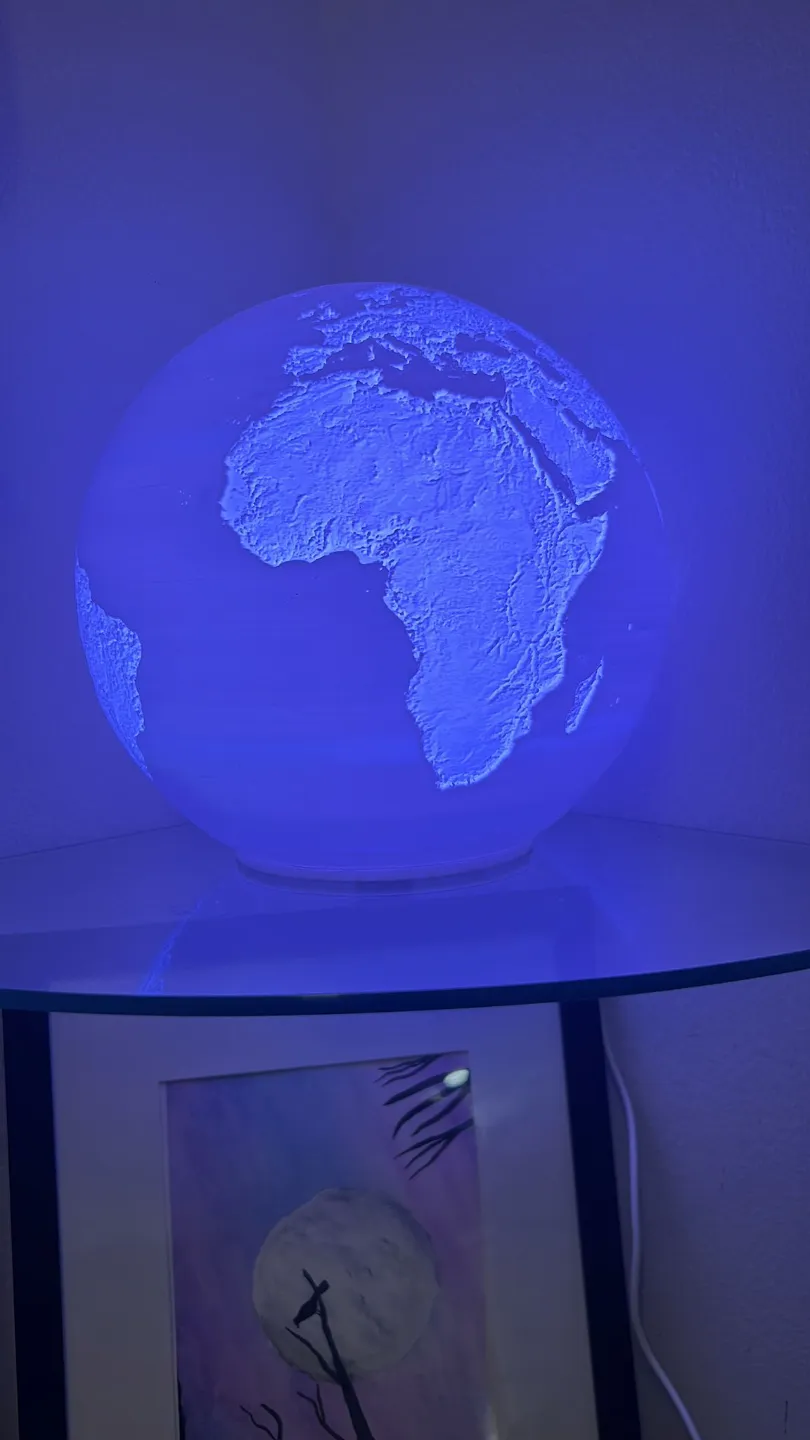 Easy Earth Lamp DIY (Large), photo 3 of 4 - Easy Earth Lamp DIY (Large) Lamps & Lighting