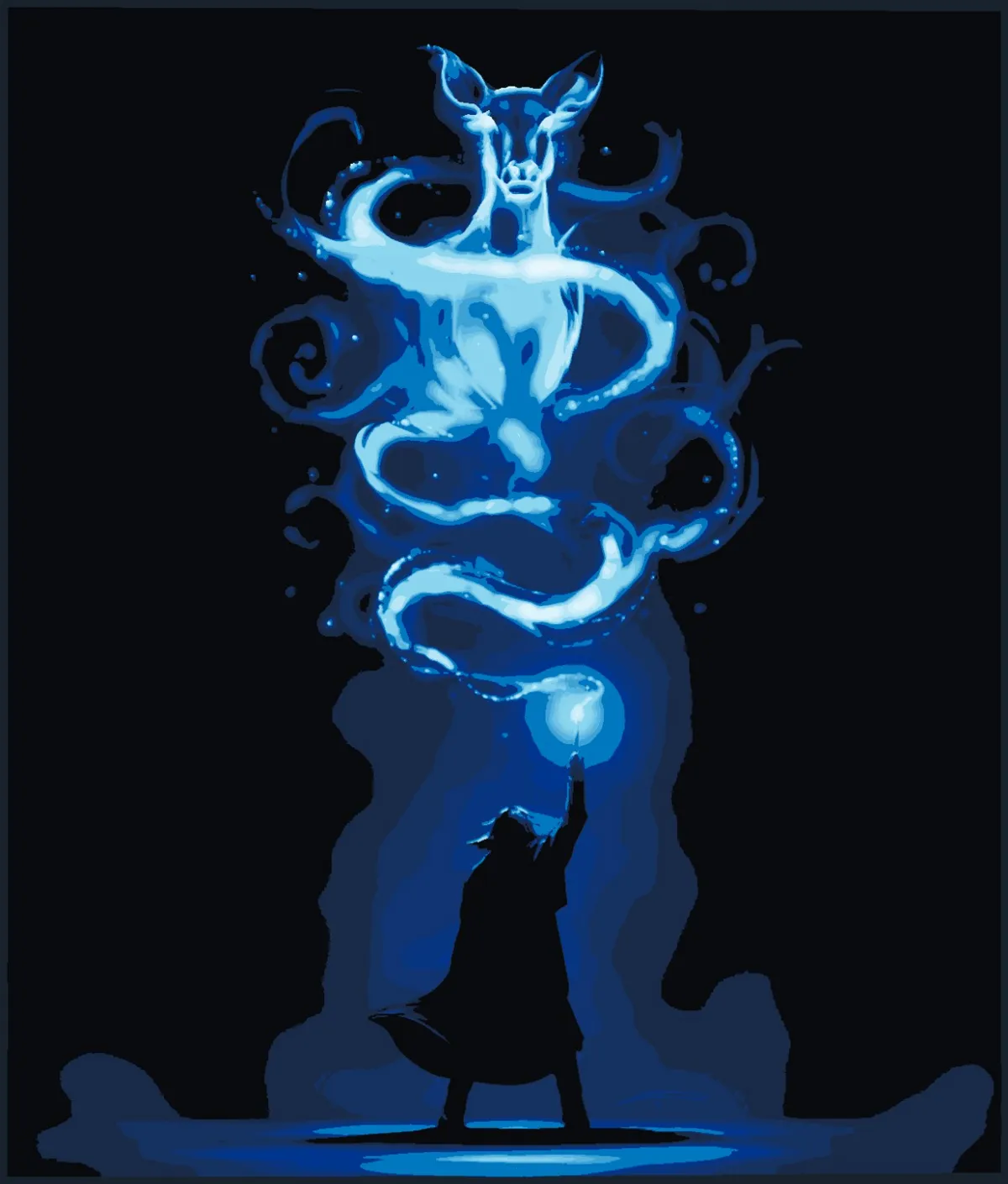 Snape Patronus 200x235 hueforge, photo 2 of 2 - Snape Patronus 200x235 hueforge Home Decor Items