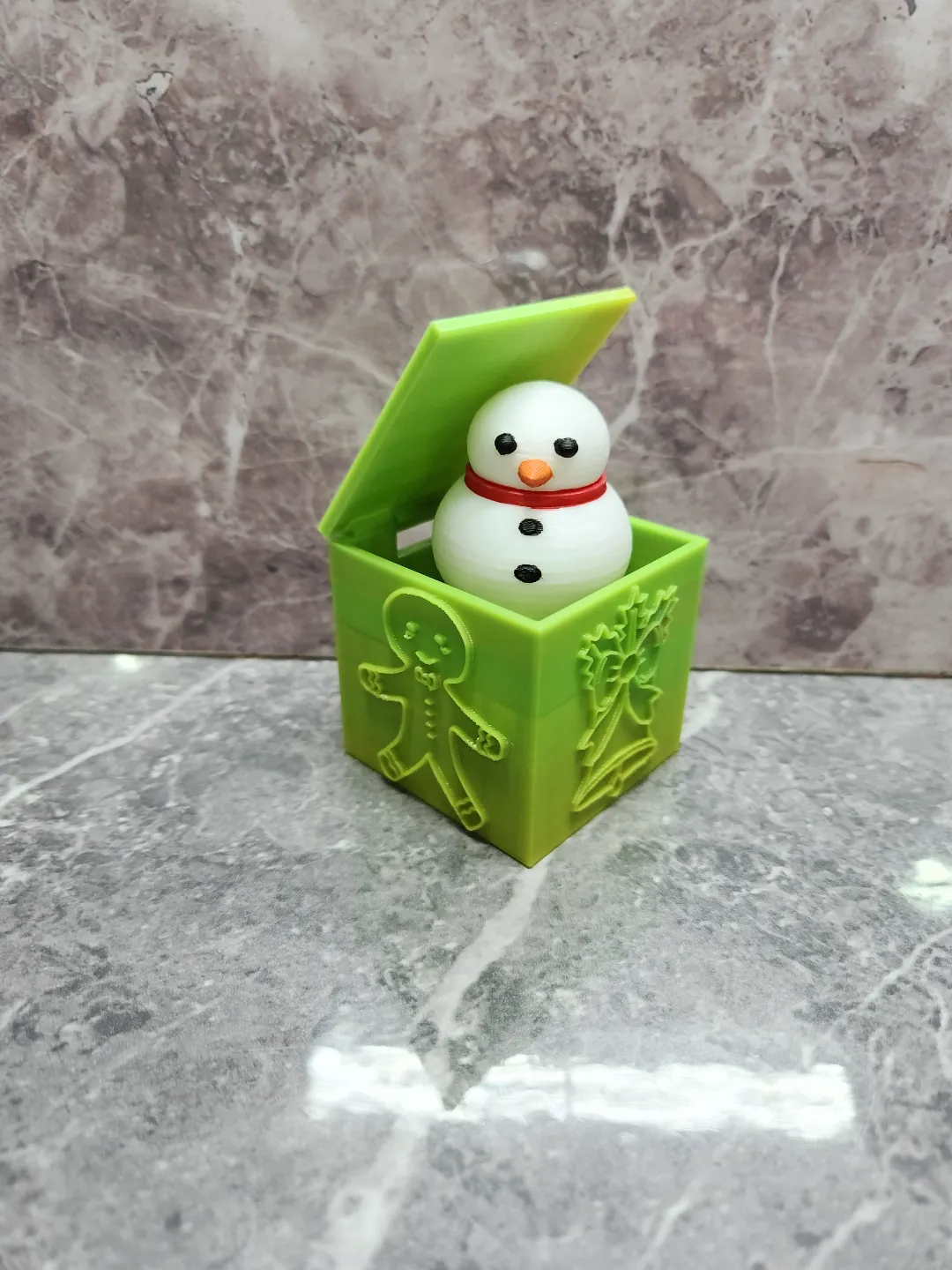 Peekaboo Snowman Fidget Toy Desk Decoration, photo 3 of 4 - Peekaboo Snowman Fidget Toy Desk Decoration Fidget & Sensory Toys