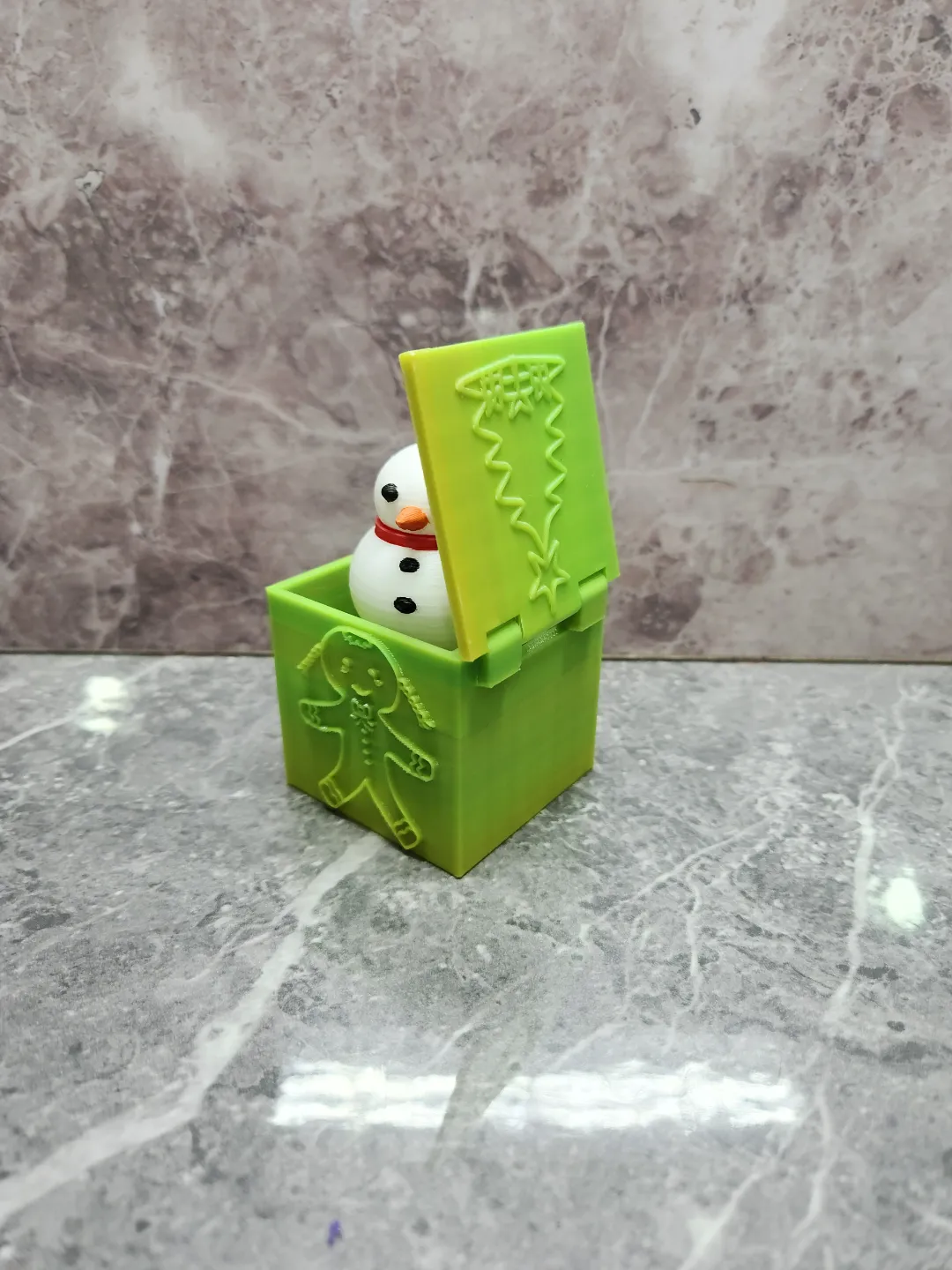 Peekaboo Snowman Fidget Toy Desk Decoration, photo 4 of 4 - Peekaboo Snowman Fidget Toy Desk Decoration Fidget & Sensory Toys