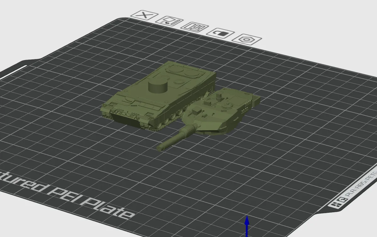 Leopard 2A6 Main Battle Tank, photo 4 of 4 - Leopard 2A6 Main Battle Tank Miniatures