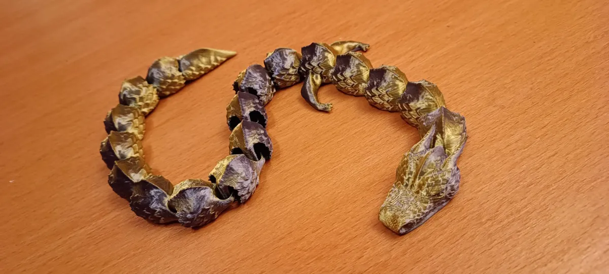 articulated dragon, photo 2 of 4 - articulated dragon Fidget & Sensory Toys