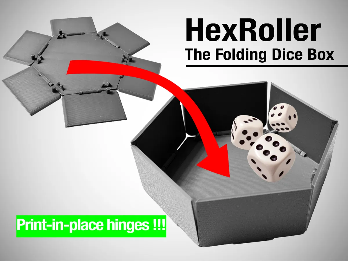 The folding dice box