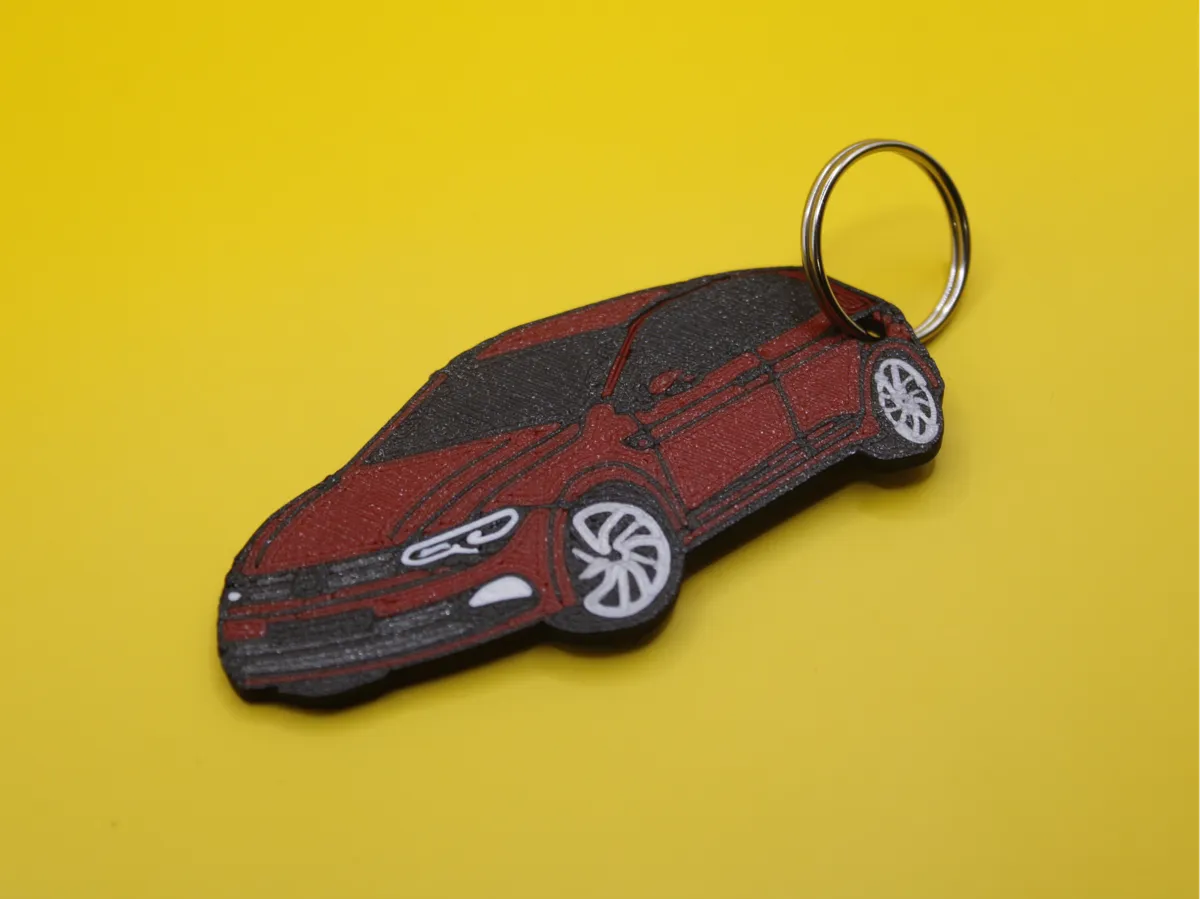 Car keychain VW polo GTI - 2D Art, in stock in India