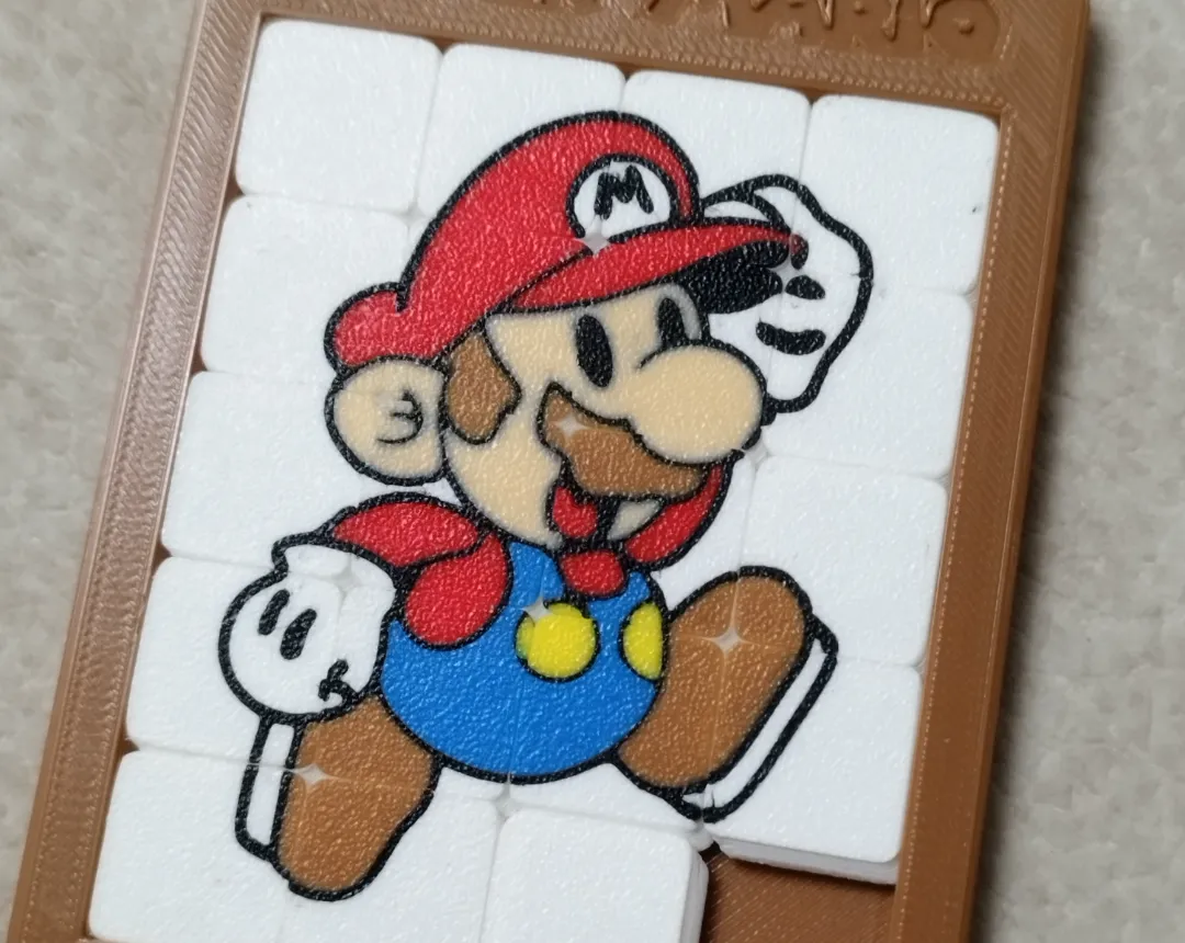Super Marios sliding puzzle