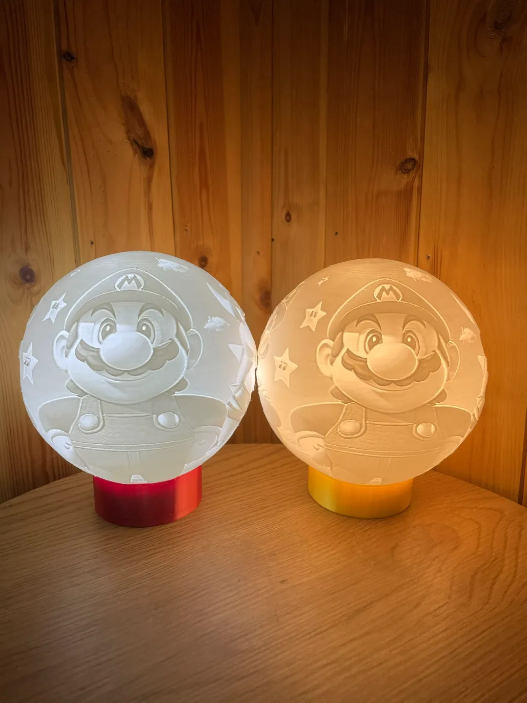 Mario & Luigi Lithophane Lamp (MH001 LED Insert), photo 2 of 4 - Mario & Luigi Lithophane Lamp (MH001 LED Insert) Household