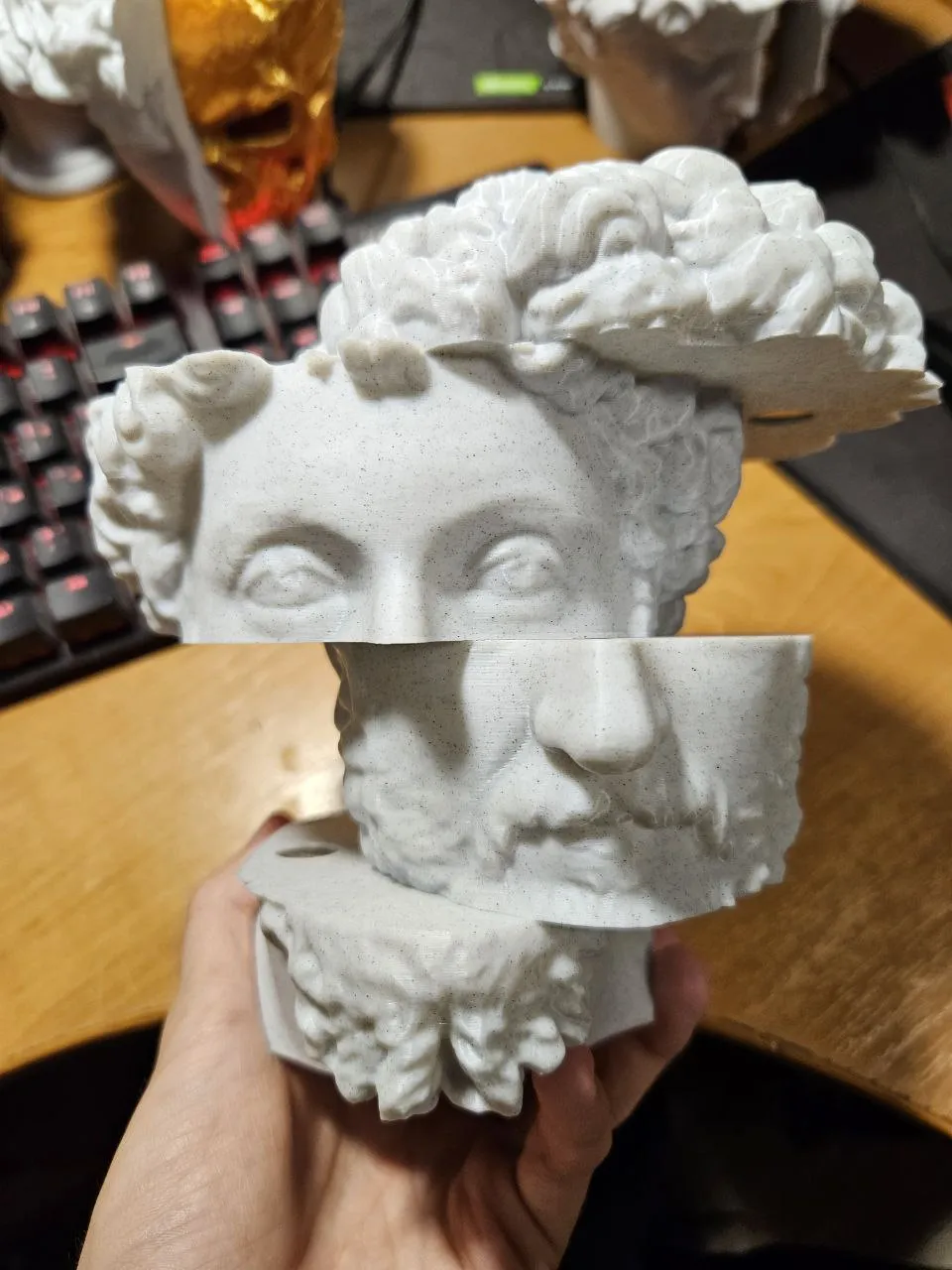 Sliding Marcus Aurelius Bust - Sculptures, in stock in India