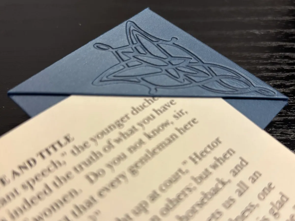 Corner Bookmark (Evenstar), photo 2 of 4 - Corner Bookmark (Evenstar) Desk & Office
