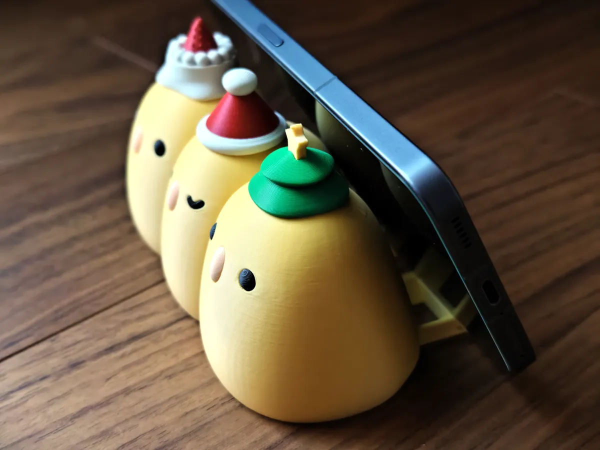 Adjustable chicks phone stand christmas ver., photo 4 of 4 - Adjustable chicks phone stand christmas ver. Tools