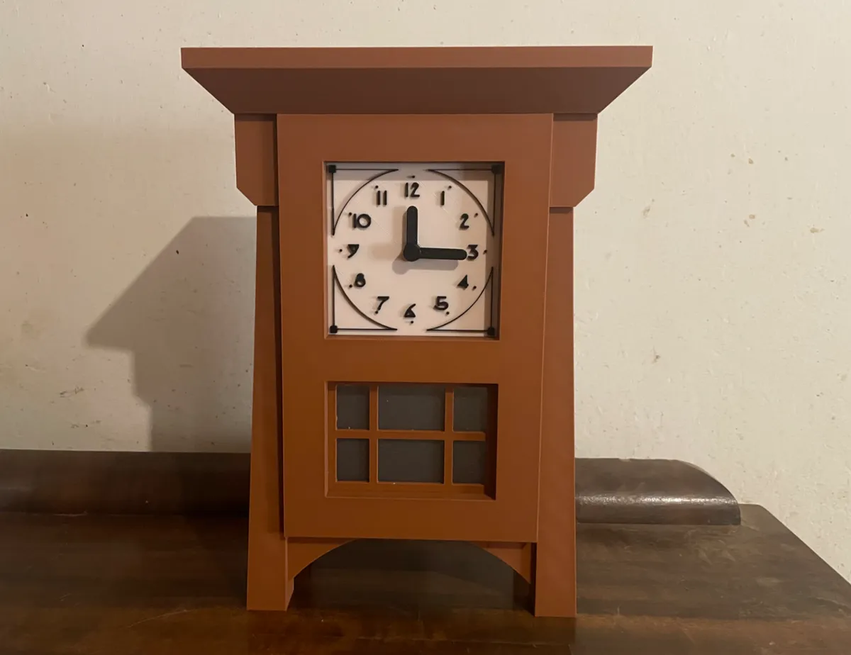 American Craftsman/Arts and Craft Clock - Clocks, in stock