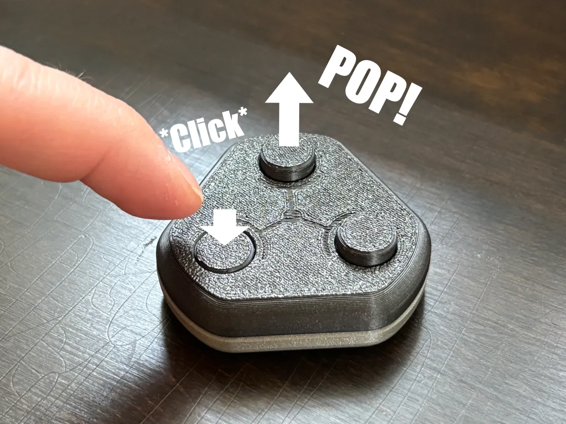 Infinite Pop-Up Fidget Toy - Button & Click Fidgets, in stock