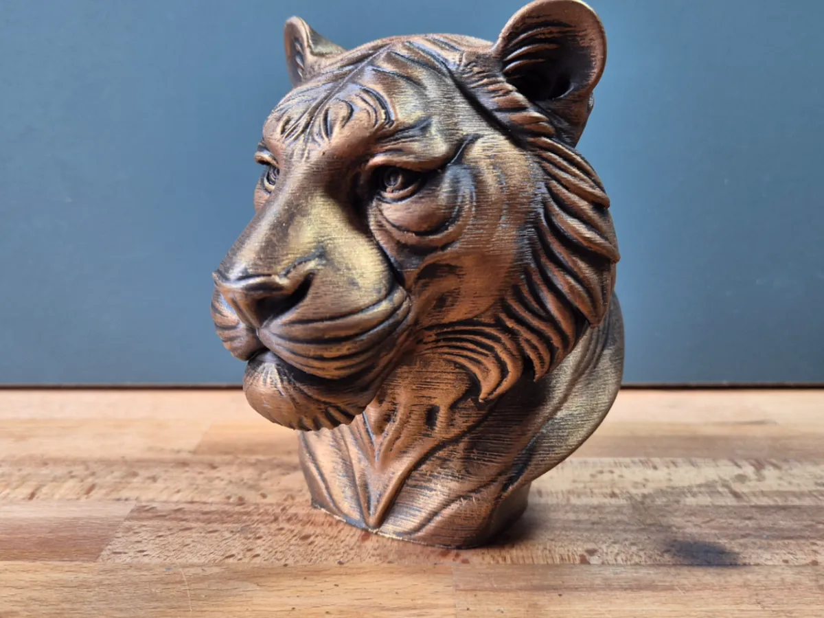 Tiger Bust model