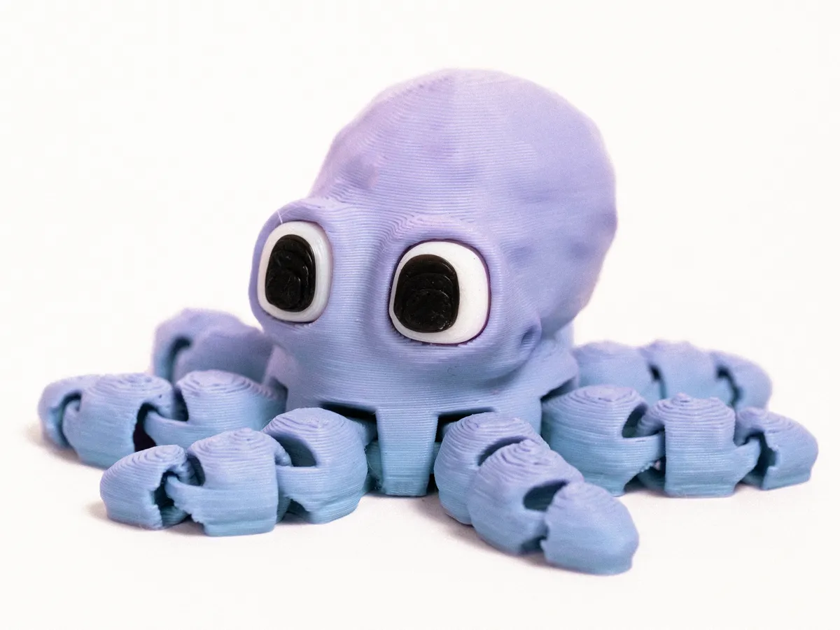 Mini Octopus, Articulated & Keychain, photo 4 of 4 - Mini Octopus, Articulated & Keychain Keychains