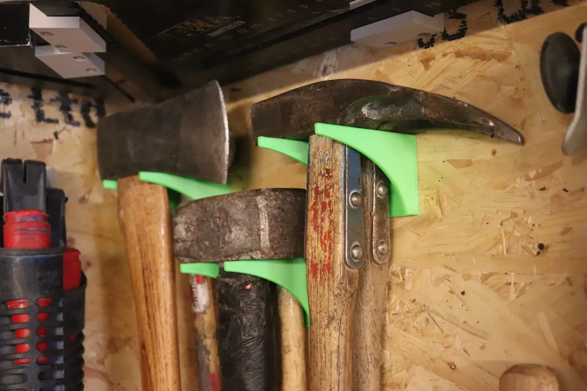 Hammer holder for multiple hammers, photo 3 of 4 - Hammer holder for multiple hammers Tools & Workshop