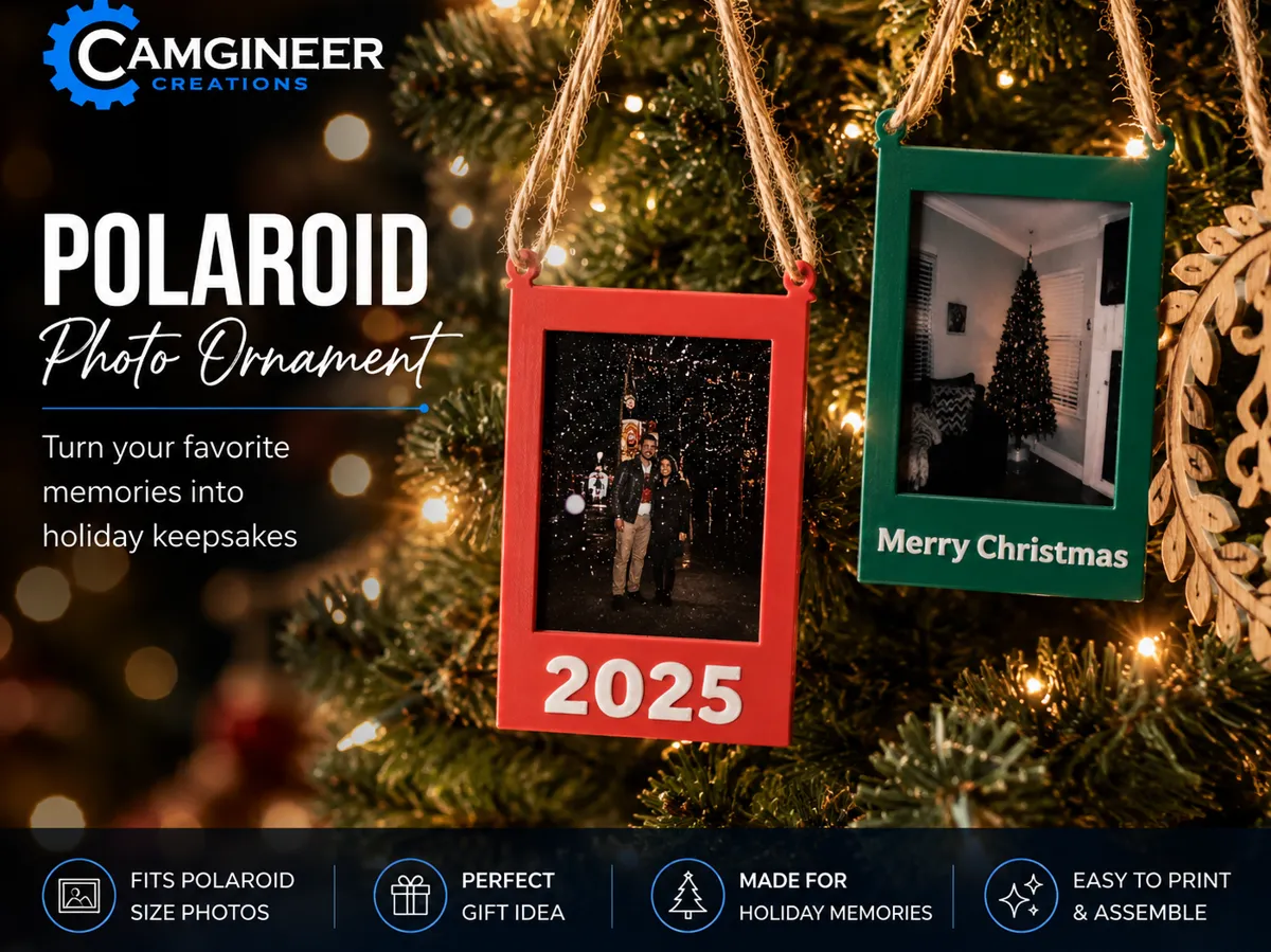 Polaroid Photo Ornament Frame
