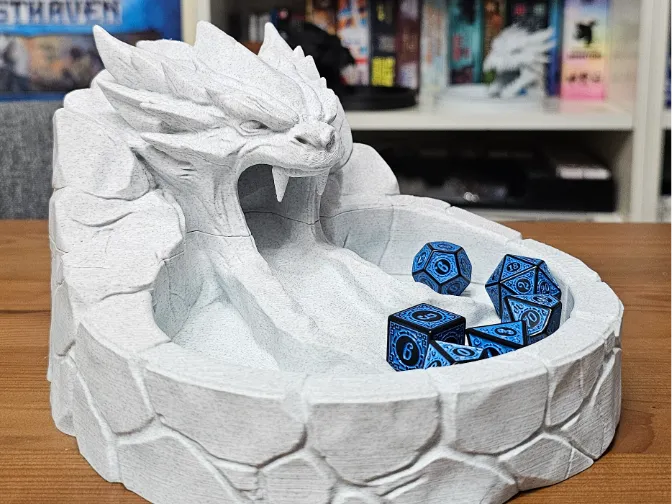 Dragon Maw Dice Tray, Fantasy Würfelschale