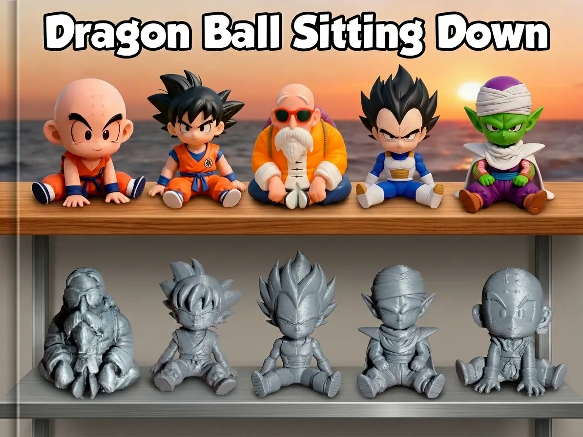 DRAGON BALL SENTADITOS