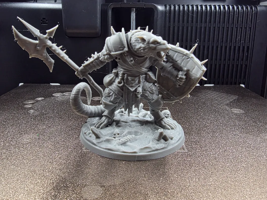 Ratman Warrior with Halberd