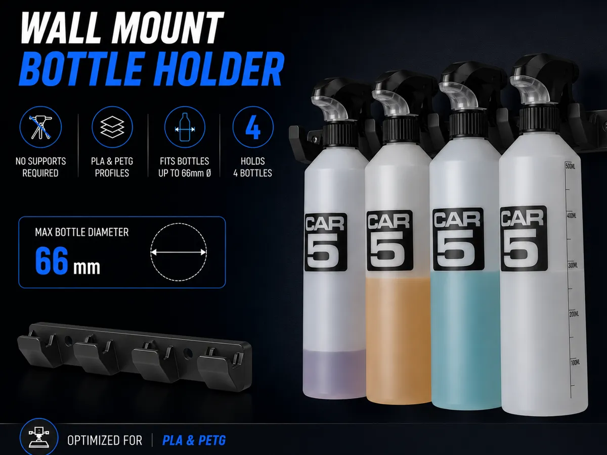 Trigger Spray Bottle Holder (66 mm Max Diameter)