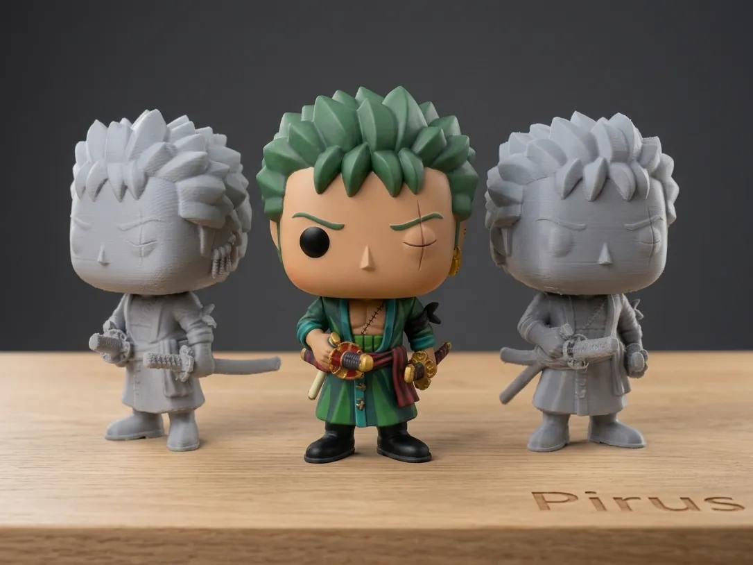 Roronoa Zoro Chibi Figure, One Piece Funko Style