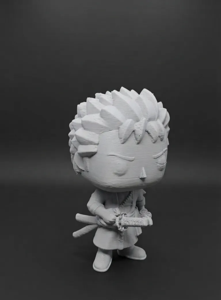 Roronoa Zoro Chibi Figure, One Piece Funko Style, photo 3 of 4 - Roronoa Zoro Chibi Figure, One Piece Funko Style Figurines & Collectibles