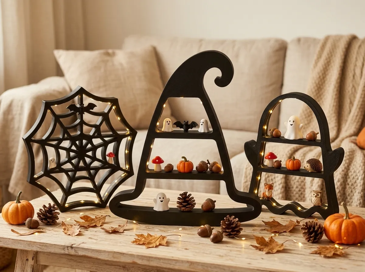 Witch Hat Shelf, Halloween Decor, photo 2 of 4 - Witch Hat Shelf, Halloween Decor Storage & Organisation
