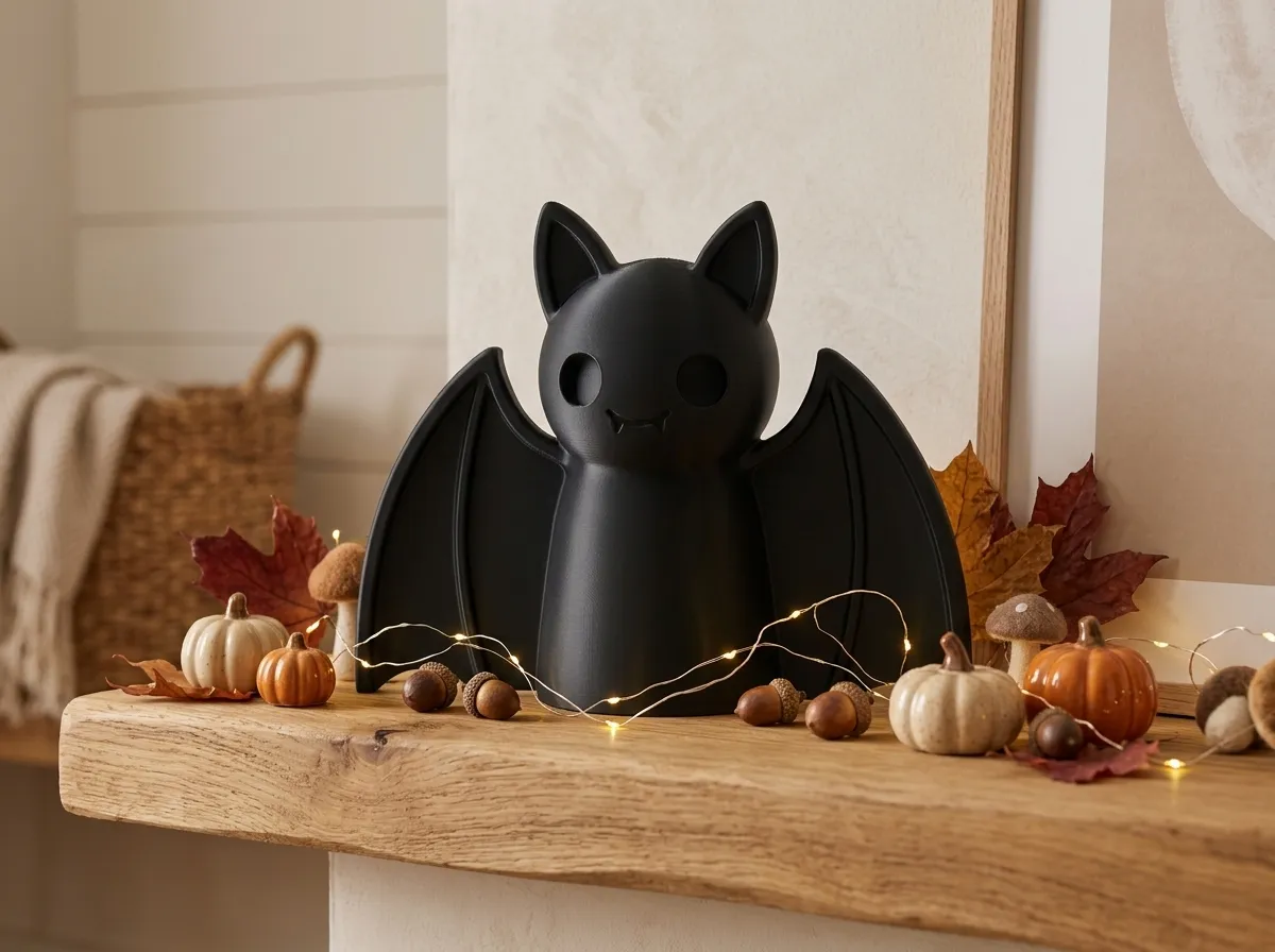 Bat Shelf Sitter & Bottle Topper | Halloween, photo 3 of 4 - Bat Shelf Sitter & Bottle Topper | Halloween Household