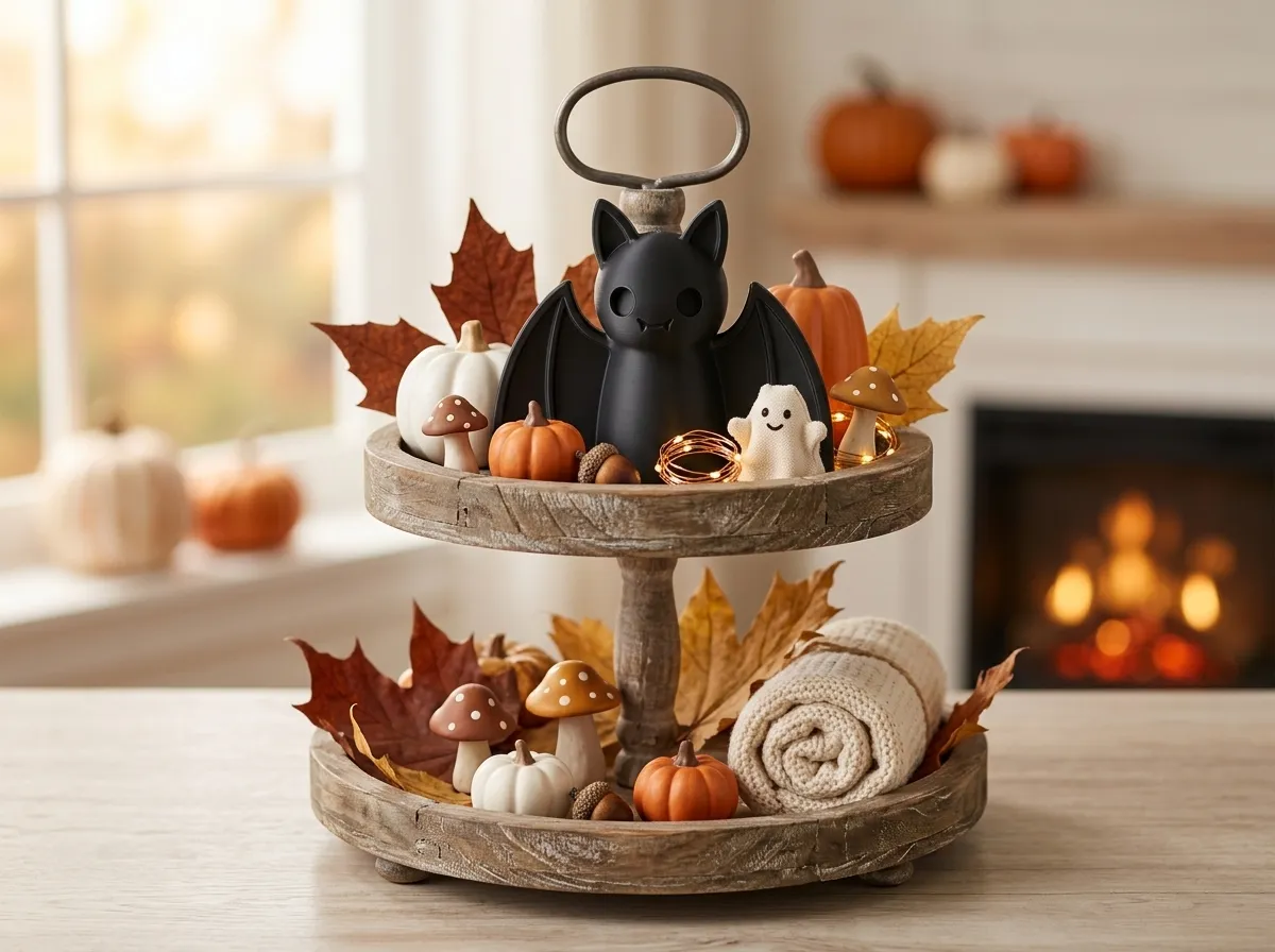 Bat Shelf Sitter & Bottle Topper | Halloween, photo 4 of 4 - Bat Shelf Sitter & Bottle Topper | Halloween Household