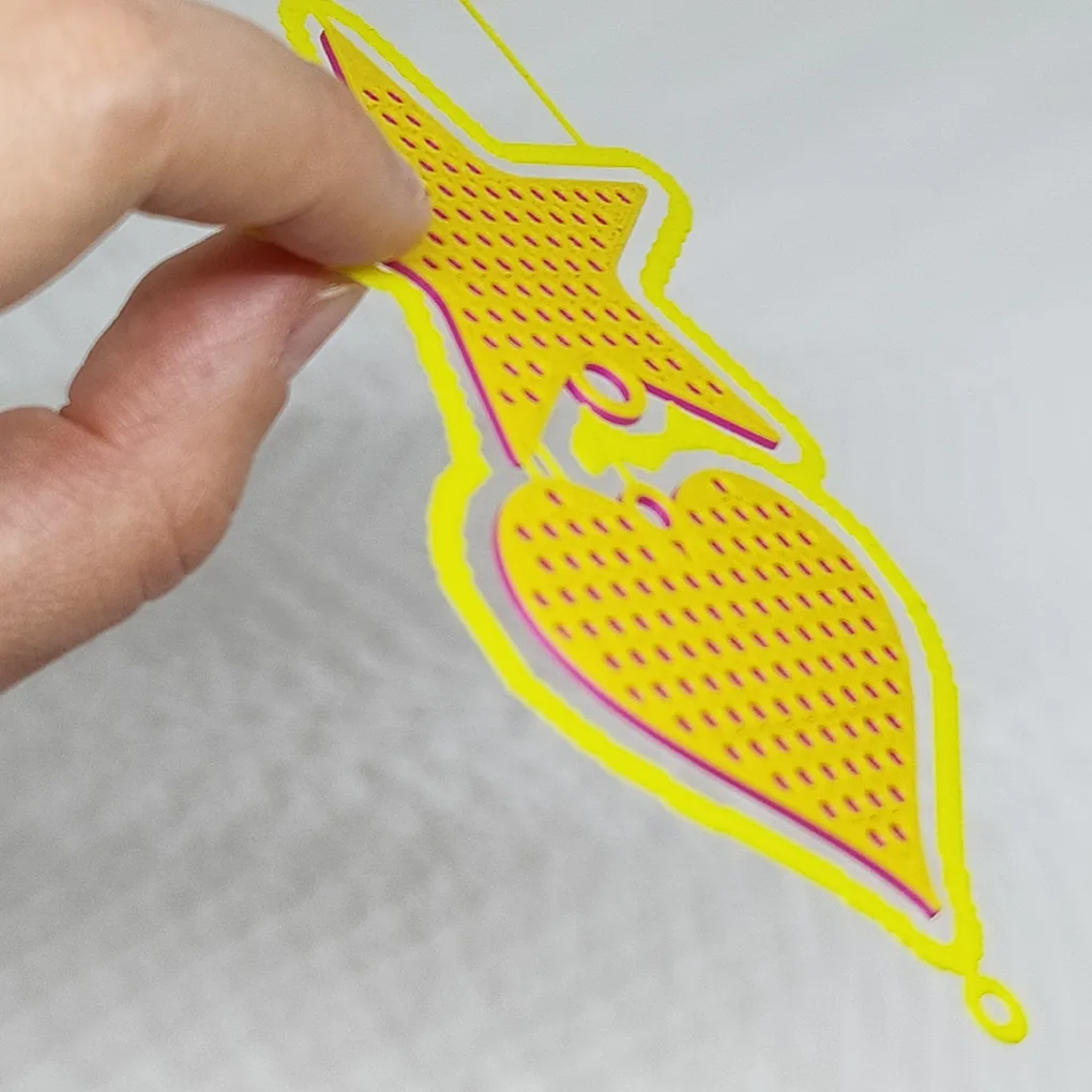 Stitching Kit Card with Heart and Star, photo 3 of 4 - Stitching Kit Card with Heart and Star Art