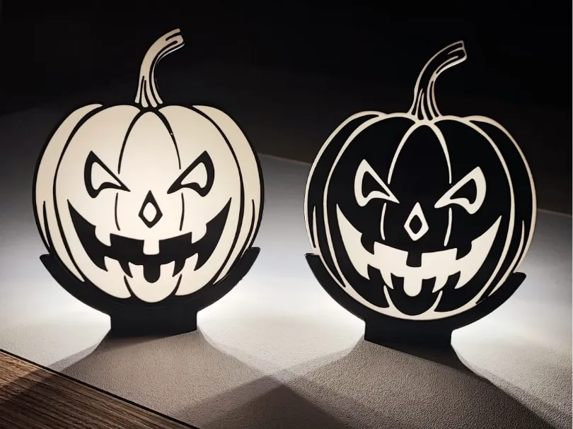 Halloween Pumpkin Tealight Stand Decor - Festivities, in stock in India