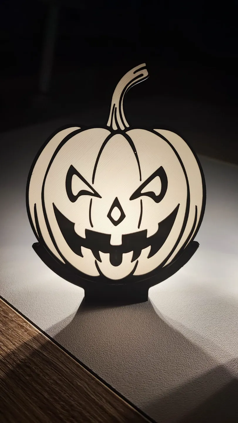 Halloween Pumpkin Tealight Stand Decor, photo 4 of 4 - Halloween Pumpkin Tealight Stand Decor Household