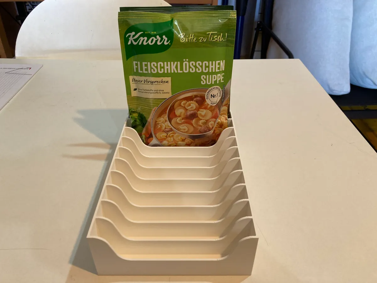 Kitchen Pack Organizer Rack Knorr/Maggi Width 14cm, photo 2 of 4 - Kitchen Pack Organizer Rack Knorr/Maggi Width 14cm Household