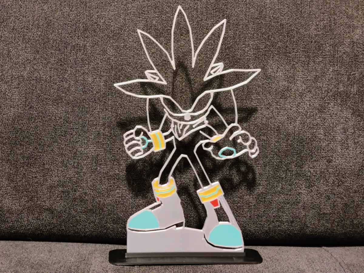 Silver the Hedgehog Line Art - Sculptures, in stock in India