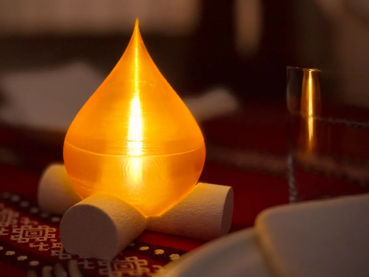Mini tabletop campfire