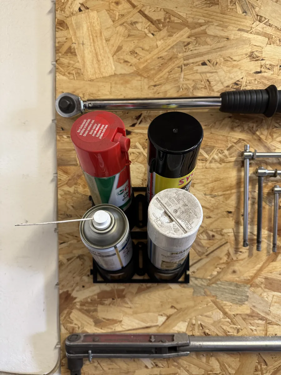 supporto bombolette spray a parete, photo 3 of 4 - supporto bombolette spray a parete Tools & Workshop