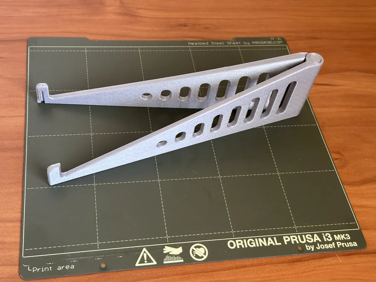 Simple Folding Stand/riser for books, laptops, tablets, and keyboards...etc.