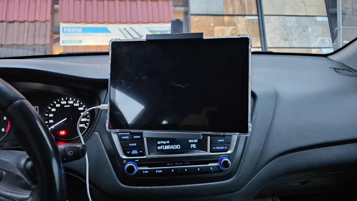 Tablet telephone car holder